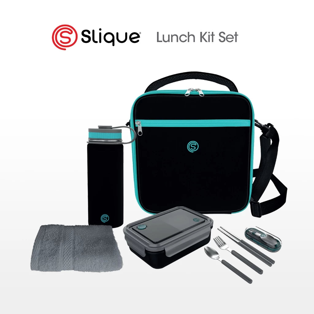 Slique Waterproof Thermal Lunch Box with Detachable Shoulder Wrap