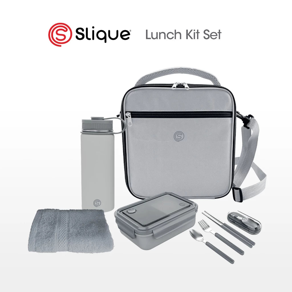 Slique Waterproof Thermal Lunch Box with Detachable Shoulder Wrap