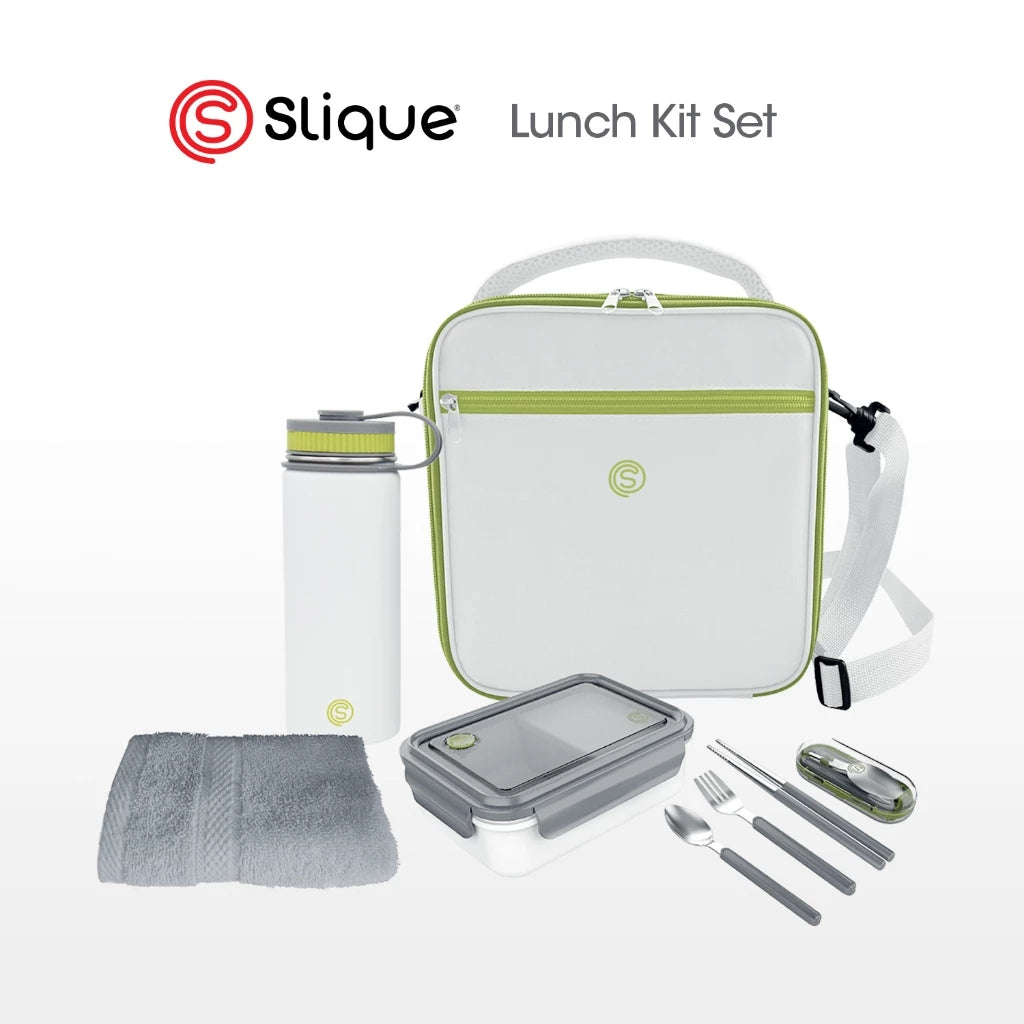 Slique Waterproof Thermal Lunch Box with Detachable Shoulder Wrap